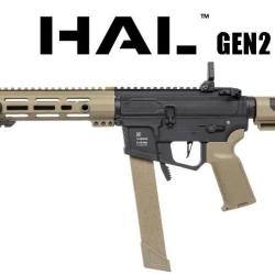 R&eacute;plique Longue 6mm SA-FX02 Flex HAL G2 Brushless Half Tan Specna Arms
