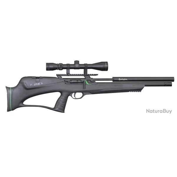 Carabine PCP Remington T-Rex Bullpup 5.5mm 19.9J avec Lunette 3-9x40 - Remington