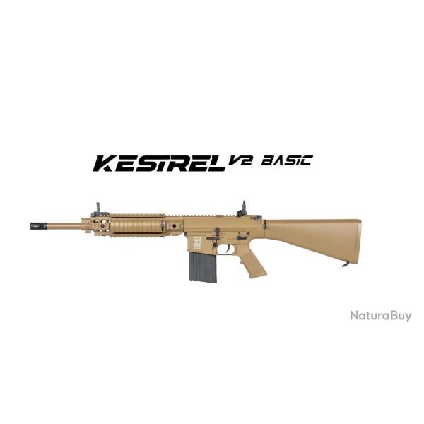 R�plique Longue 6mm SA-E37 Kestrel ETU Noire et Tan Specna Arms