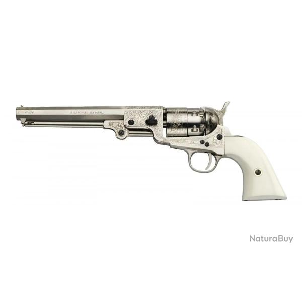 R�plique 1851 Colt Grav� Calibre 44 Poudre Noire Pietta
