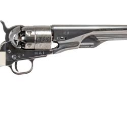R&eacute;plique 1860 Army Old Silver Bande Acier Calibre 44 Poudre Noire - Pietta