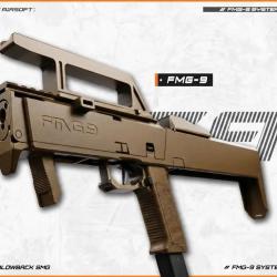 Pistolet 6mm Orion avec Kit FMG9 et Traceur Acetech Rainbow Tan - Poseidon