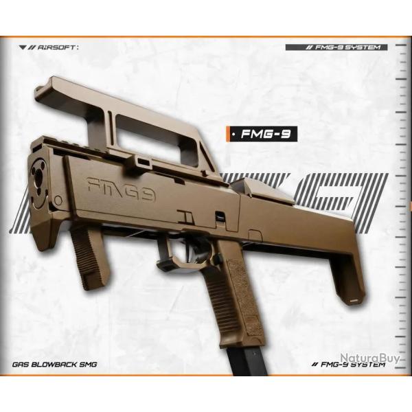 Pistolet 6mm Orion avec Kit FMG9 et Traceur Acetech Rainbow Tan - Poseidon