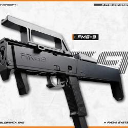Pistolet 6mm Orion avec Kit FMG9 et Traceur Acetech Rainbow Noir Poseidon