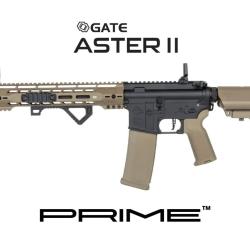 R&eacute;plique Longue 6mm SA-P14 Prime RRA Aster II Brushless Noire et Tan Specna Arms
