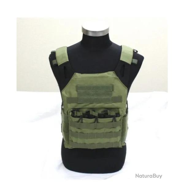 Gilet tactique porte-plaque JPC OD