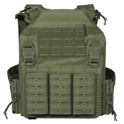 Gilet tactique Porte-Plaques 600D Quick Detach OD - Tactical Ops