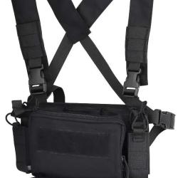 Gilet tactique Reco Noire Tactical Ops