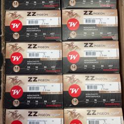 !! DESTOCKAGE !! CARTOUCHES WINCHESTER ZZ PIGEON ORIGINAL PB 5 CARTONS 250