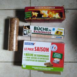 Lot de b&ucirc;ches de ramonage,et nettoyage chemin&eacute;e