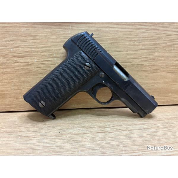 Pistolet Semi-Automatique Gabilondos y Urresti Mod Ruby Cal 7,65 � 1� sans prix de r�serve !