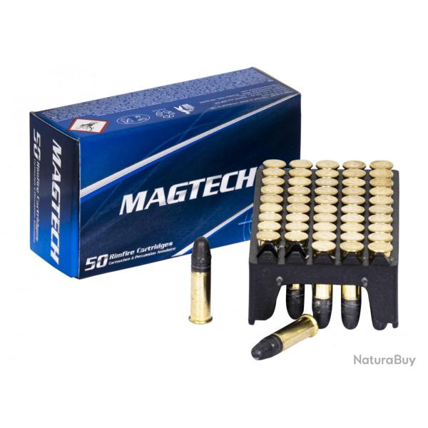 CARTOUCHES MAGTECH CAL 22LR 40GR X50