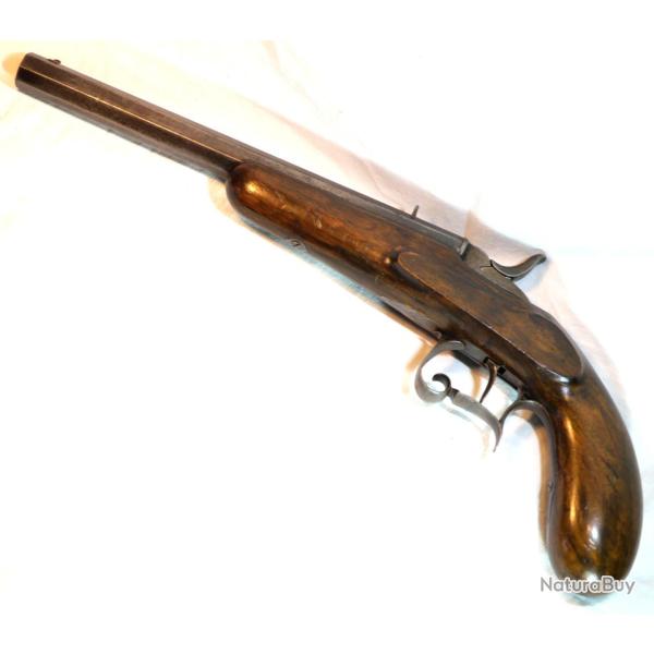 SUIVEZ NOS VENTES Pistolet tir de salon avec poin�on de Li�ge ref SDC26PST004