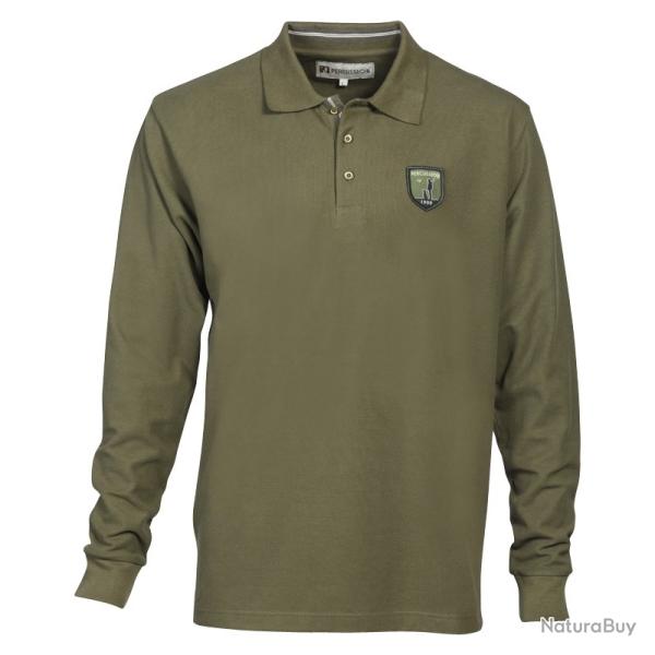 POLO MANCHES LONGUES PERCUSSION BRODE LOGO PERCUSSION - TAILLE XL