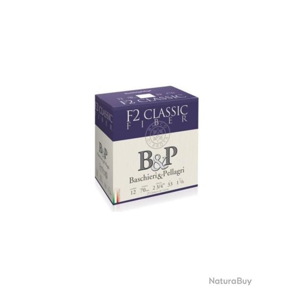 Cartouches B&P classic fiber calibre 12/70 33g bg n�8 x25