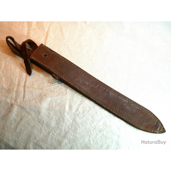 ARMEE FRANCAISE POILU WWI  rarissime fourreau couteau SERPENT de tranch�e - REF FTN25FOU001