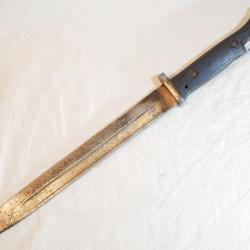 Ba&iuml;onnette 1884 98 1er type G98 courte WWI Alex coppel plaquette bois sf SDC26BAI004