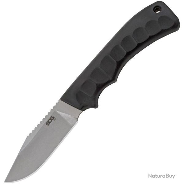 Couteau SOG Ace Lame Acier 8Cr13MoV Manche Caoutchouc Noir �tui Nylon Taiwan SOGACE1001CP