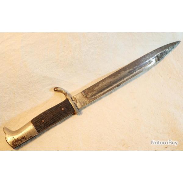 Ba�onnette K98 courte de parade SF officier chrom�e manque une plaquette - LIS24BAI001