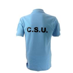 Polo Manches courtes Bleu Ciel