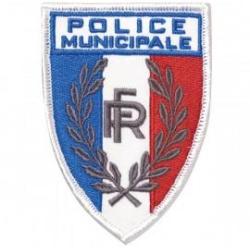Ecusson Chemise Brod&eacute; Police Municipale