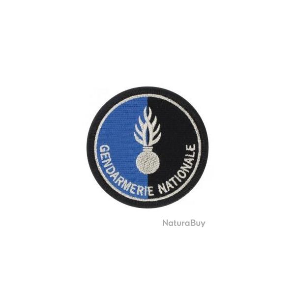 Ecusson rond brod� gendarmerie nationale agr��