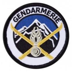 ECU PLASTIQUE GENDARMERIE DE HAUTE MONTAGNE