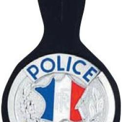 Insigne poitrine m&eacute;tal Police Municipale