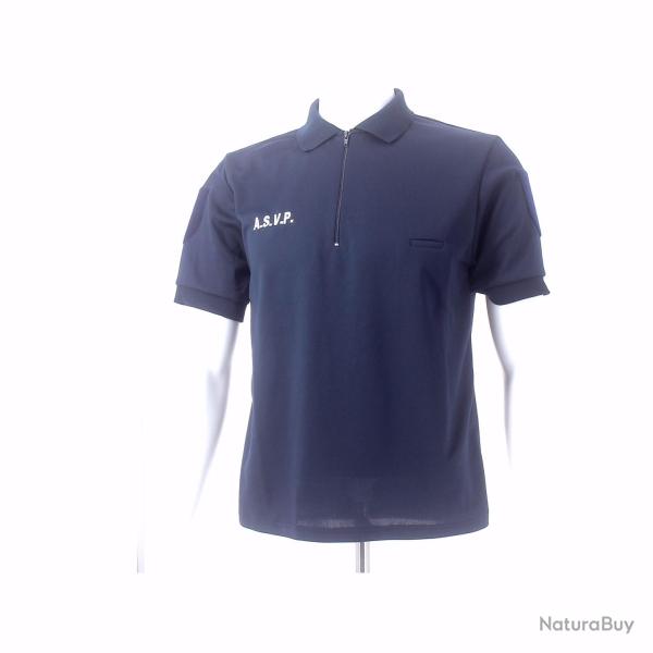 Polo marine sport Manches courtes FLOCAGE au choix XL