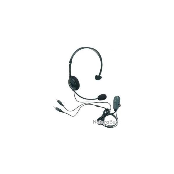 CASQUE + MICRO TIGE + PTT