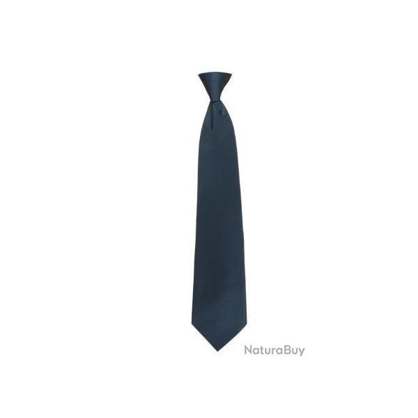 Cravate clip marine