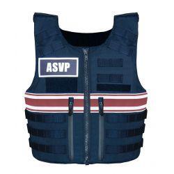 Housse de gilet pare balle bande bordeaux ASVP 4 XL