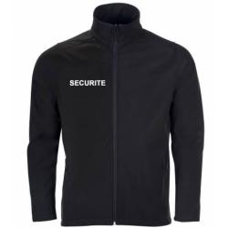Blouson softshell noir marquage au choix S CSU