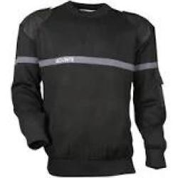 Pull S&eacute;curit&eacute; noir bande grise 3 XL