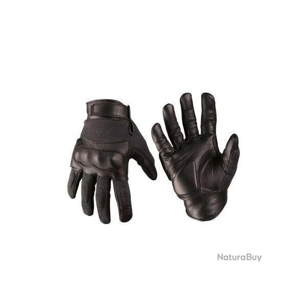 Gants Coques Amovibles Doubl� Kevlar noirs - MILTEC 8/M