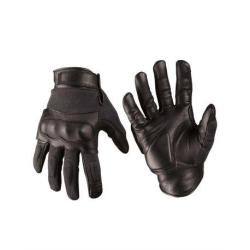 Gants Coques Amovibles Doubl&eacute; Kevlar noirs - MILTEC 10/XL