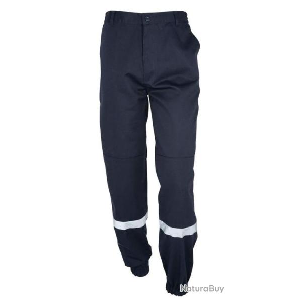 PANTALON bleu marine BANDES RETRO 40