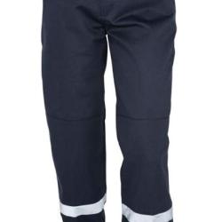 PANTALON bleu marine BANDES RETRO 46