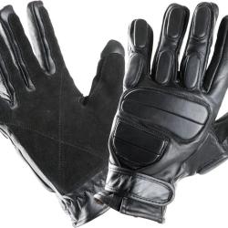 Gants Swat Cuir Noir 11/XXL
