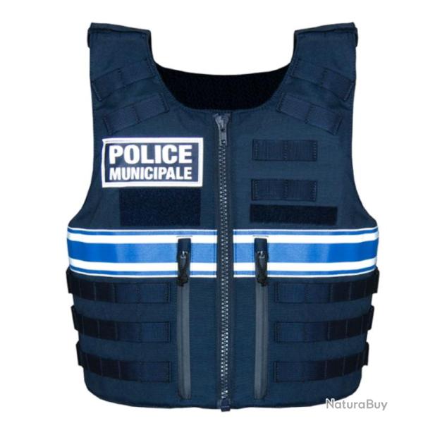 Gilet pare-balles IIIA + housse attache MOLLE PM S
