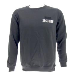 Sweat S&eacute;curit&eacute; Priv&eacute;e noir M