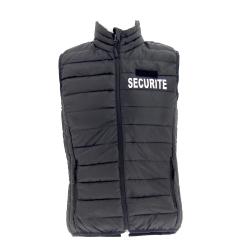 Doudoune gilet sans manche s&eacute;curit&eacute; Priv&eacute;e 210 GR S