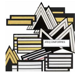 Bas de Manches Vareuses Gendarmerie DEPARTEMENTALE 5/Adjudant chef