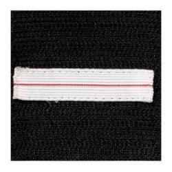 Grade 5 x 5 cm tissu adjudant chef