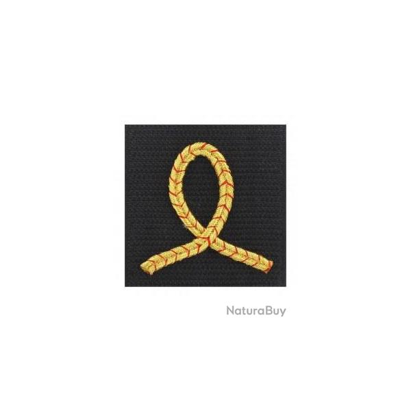 Grade 5 x 5 cm tissu eleve officier