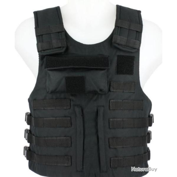 Housse de gilet pare-balles pour plaques balistiques dotation Police, Gendarmerie, Douane, p�nitenti