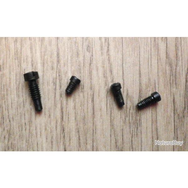 Les vis de la plaque de recouvrement et du ressort du chien - pour les  Revolvers Smith & Wesson
