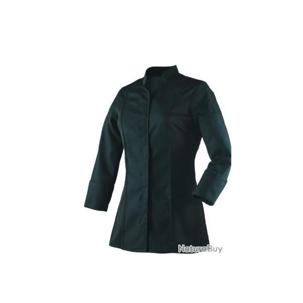 Veste de Cuisine Femme Abella ML-ROBUR Noir 5-54/56