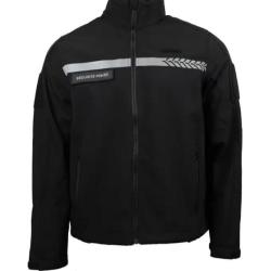 Blouson Soft shell S&eacute;curit&eacute; bandes grise M