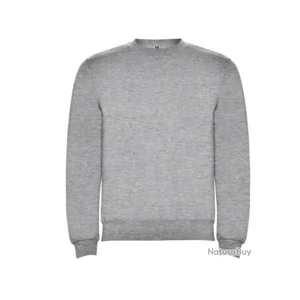 SWEAT COL ROND L Turquoise